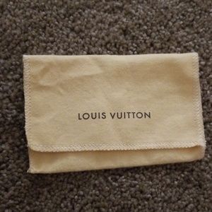 Lv keychain dustbag